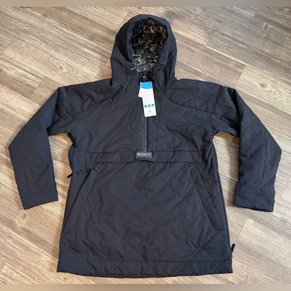 Roxy Radiant Lines Overhead Snow Jacket Sz XL NWT